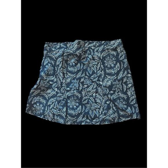 Beautiful Rip Skirt Hawaii Beach Wrap Skirt Sz XXL BLUE parsley Retired print Go - Picture 2 of 7